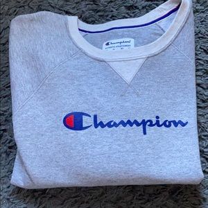 grey champion crew neck
